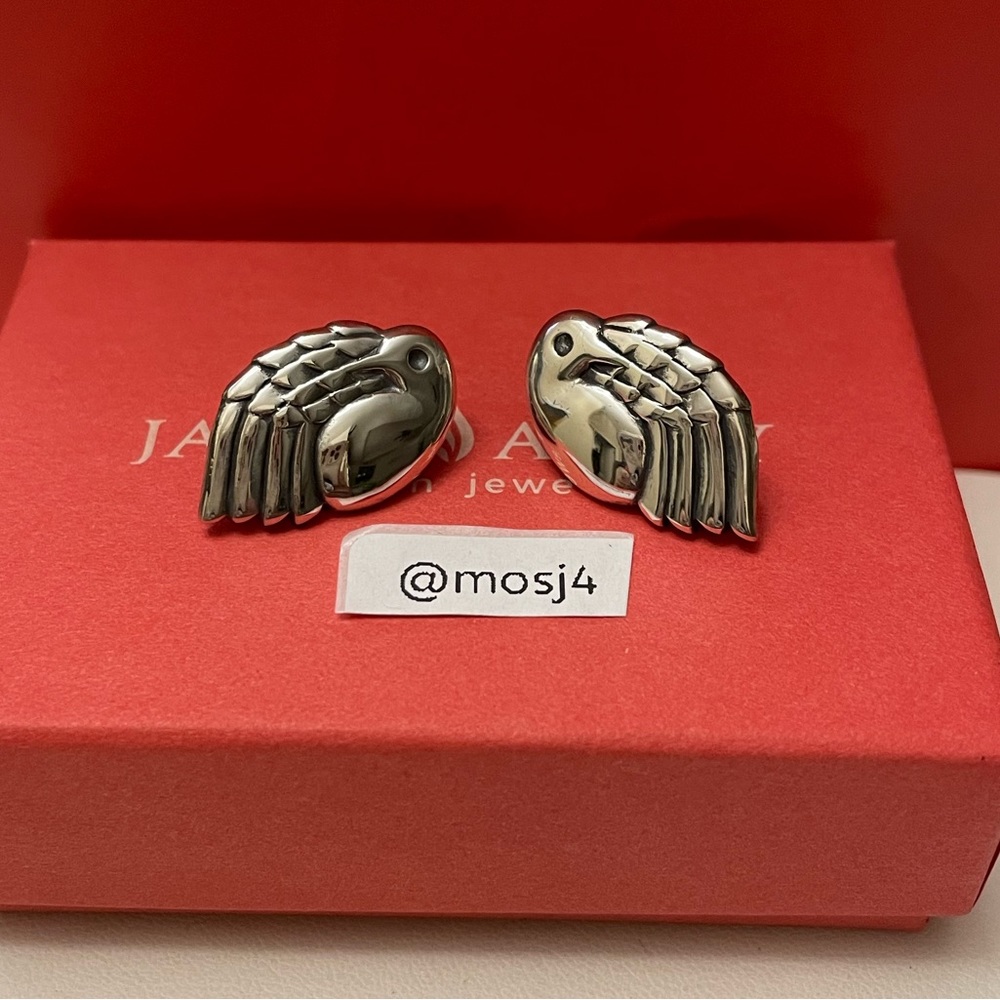 Extremely Rare James Avery HTF Dove Earrings - Picture 2 of 5